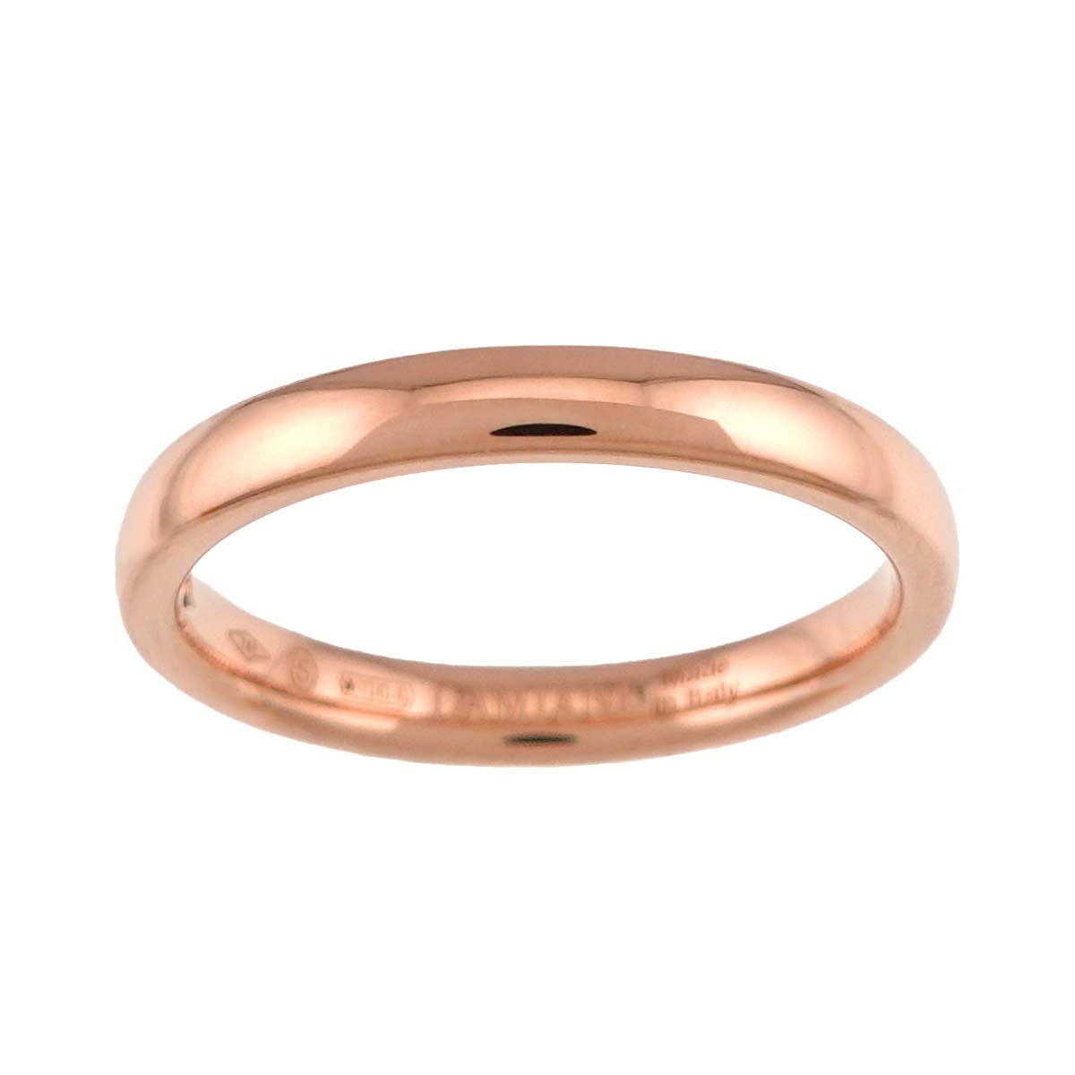 Diamond Ring Pink Gold 750 size5.5-5.75(US)