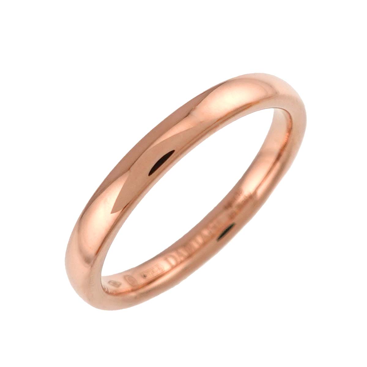Diamond Ring Pink Gold 750 size5.5-5.75(US)