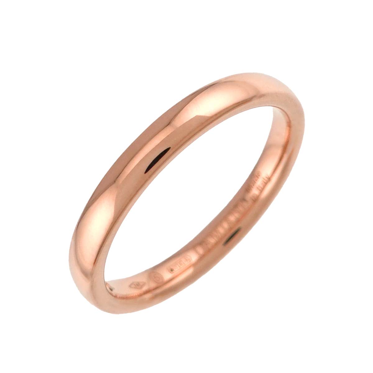 Diamond Ring Pink Gold 750 size5.5-5.75(US)