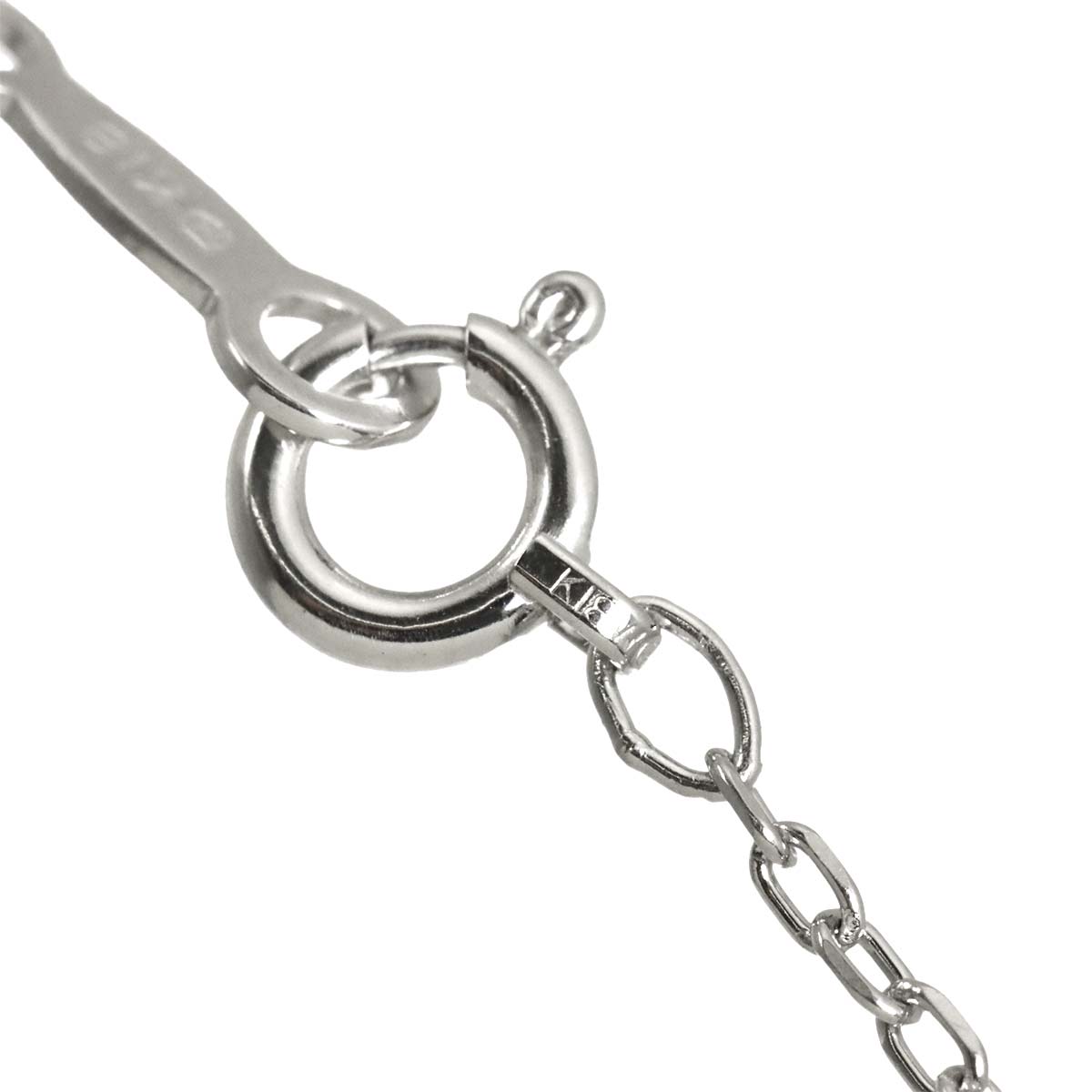 Akoya Pearl 4.4mm Diamond Necklace 18K WG 750