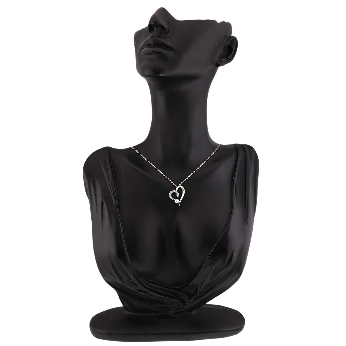 Akoya Pearl 4.4mm Diamond Necklace 18K WG 750