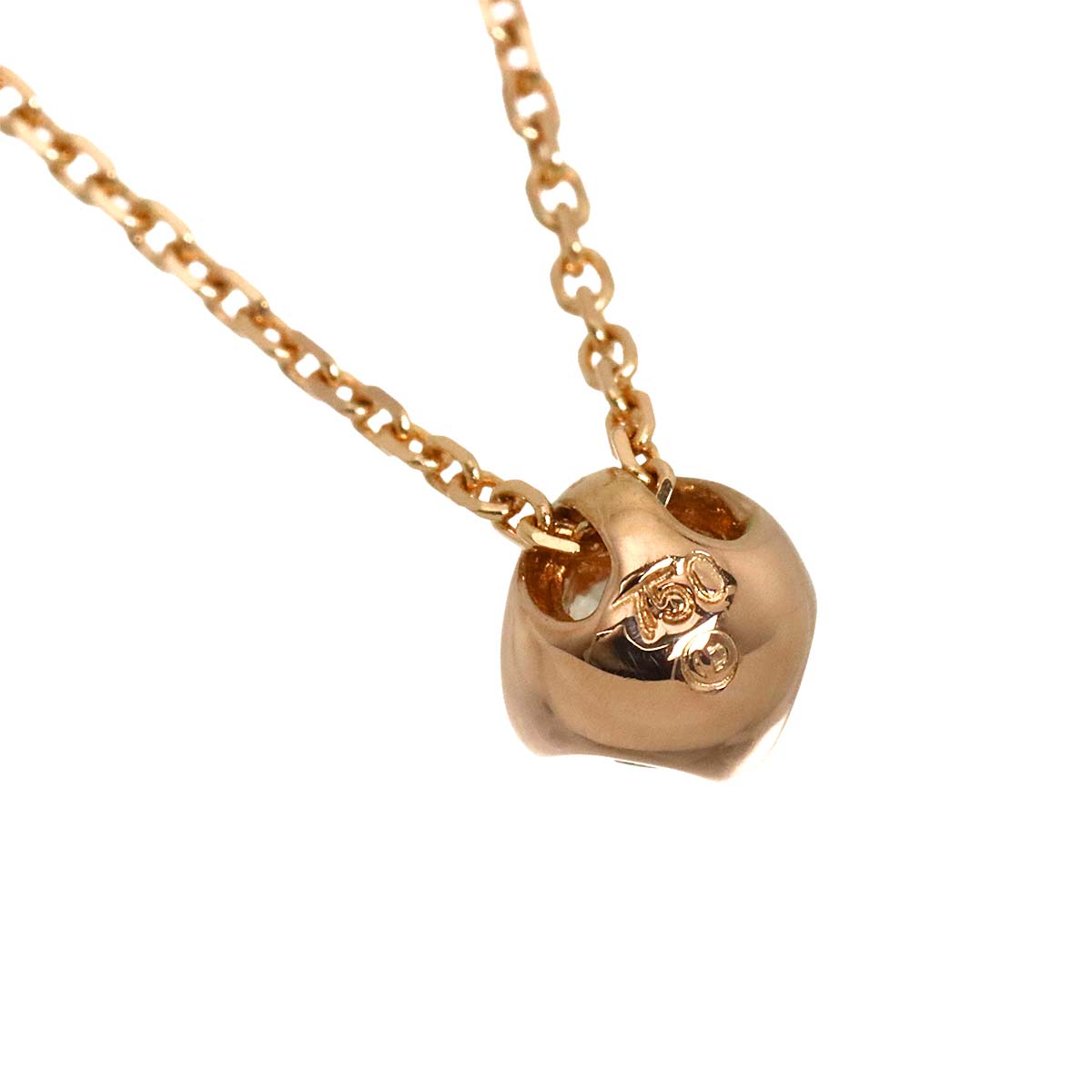 Diamond Necklace 18K Pink Gold 750