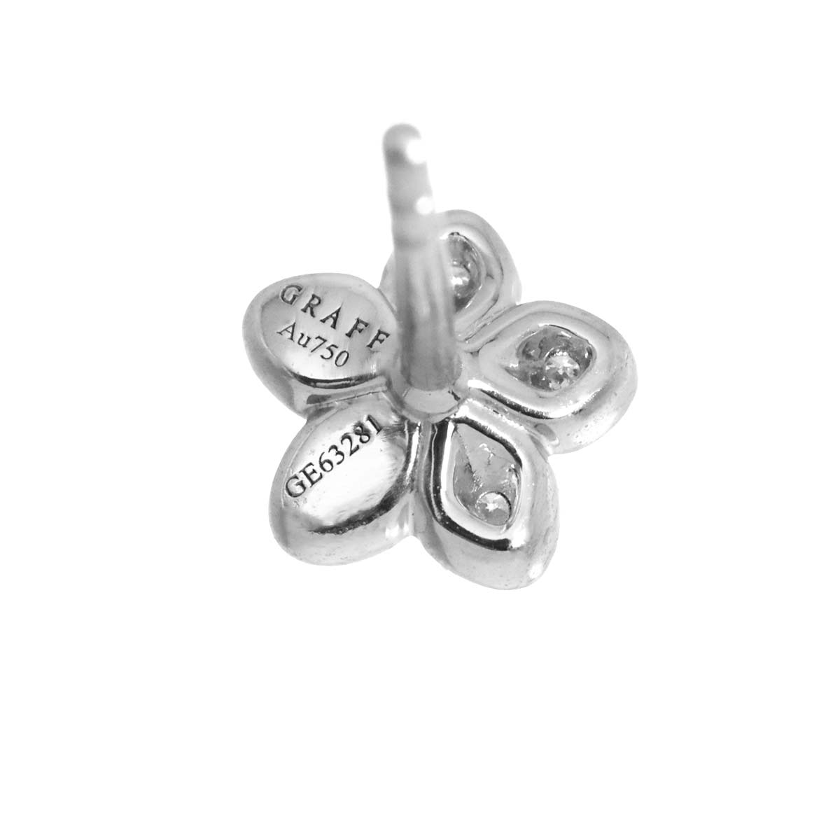 Wild flower Diamond Earring 18K WG 750 One Piece only