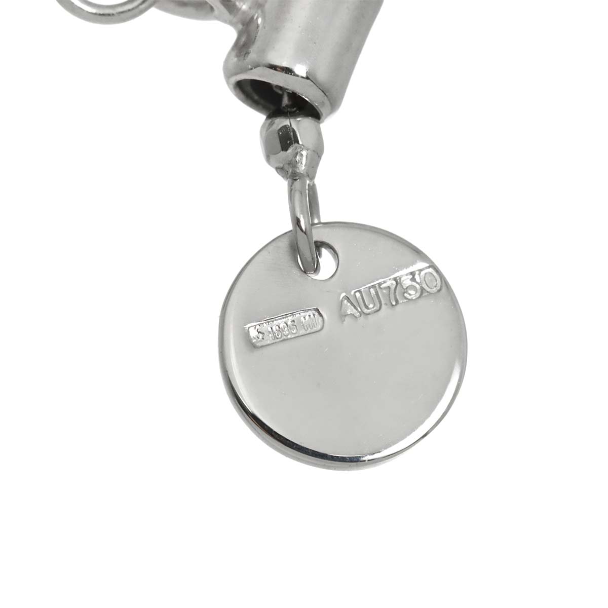 Logo tag Bracelet 18K WG White Gold 750