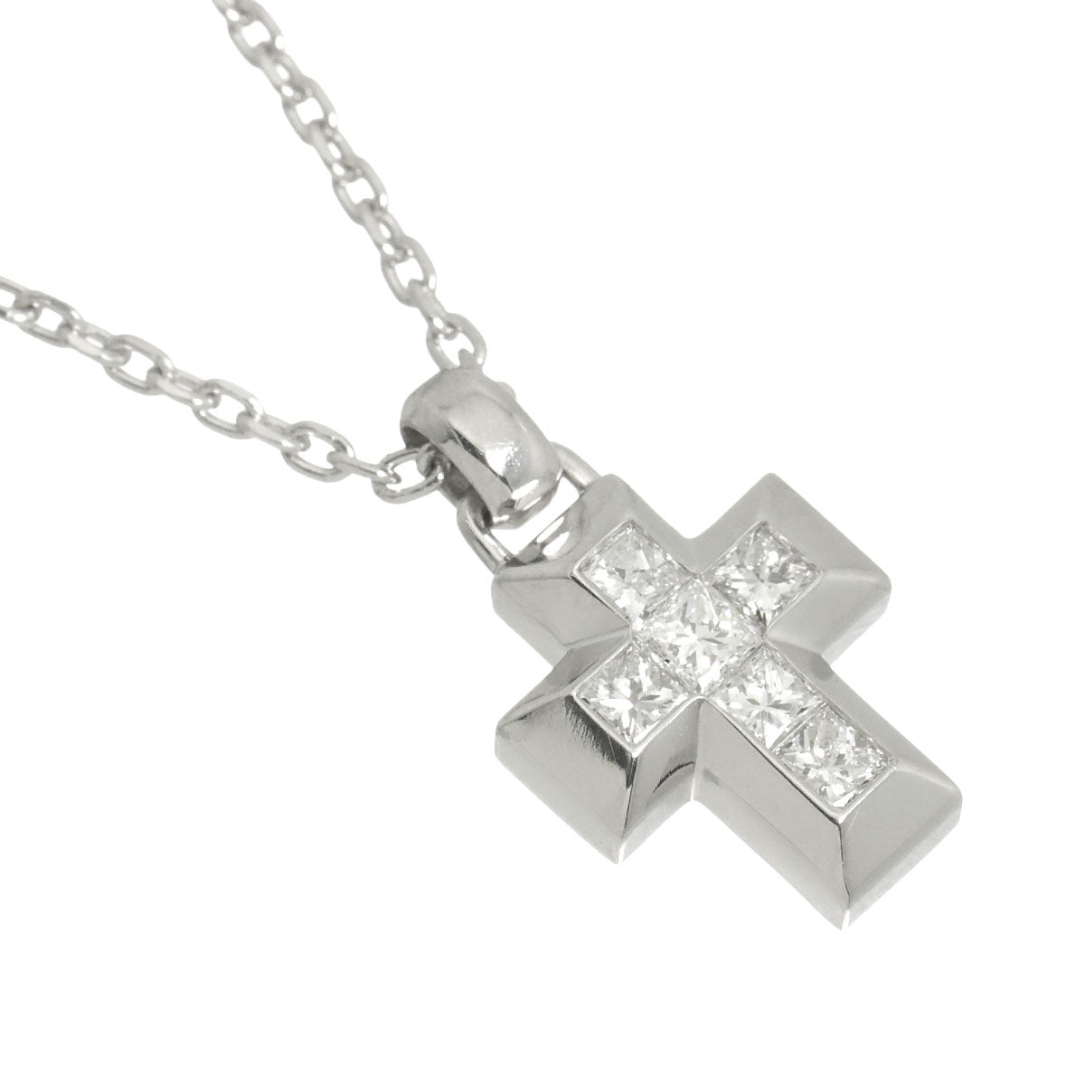 Diamond 0.30ct Necklace 18K WG 750