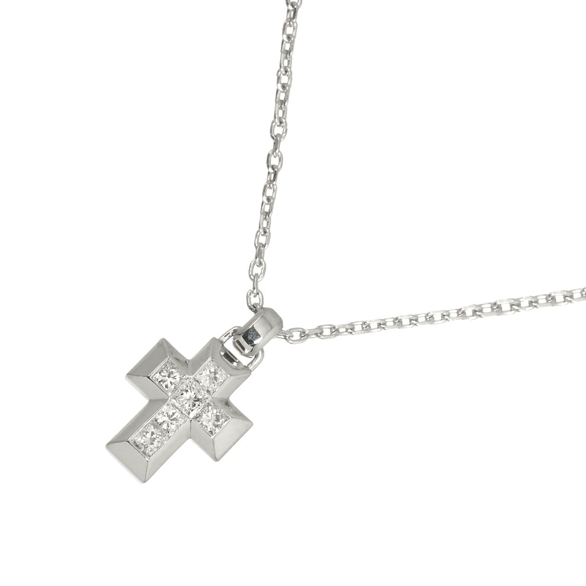 Diamond 0.30ct Necklace 18K WG 750