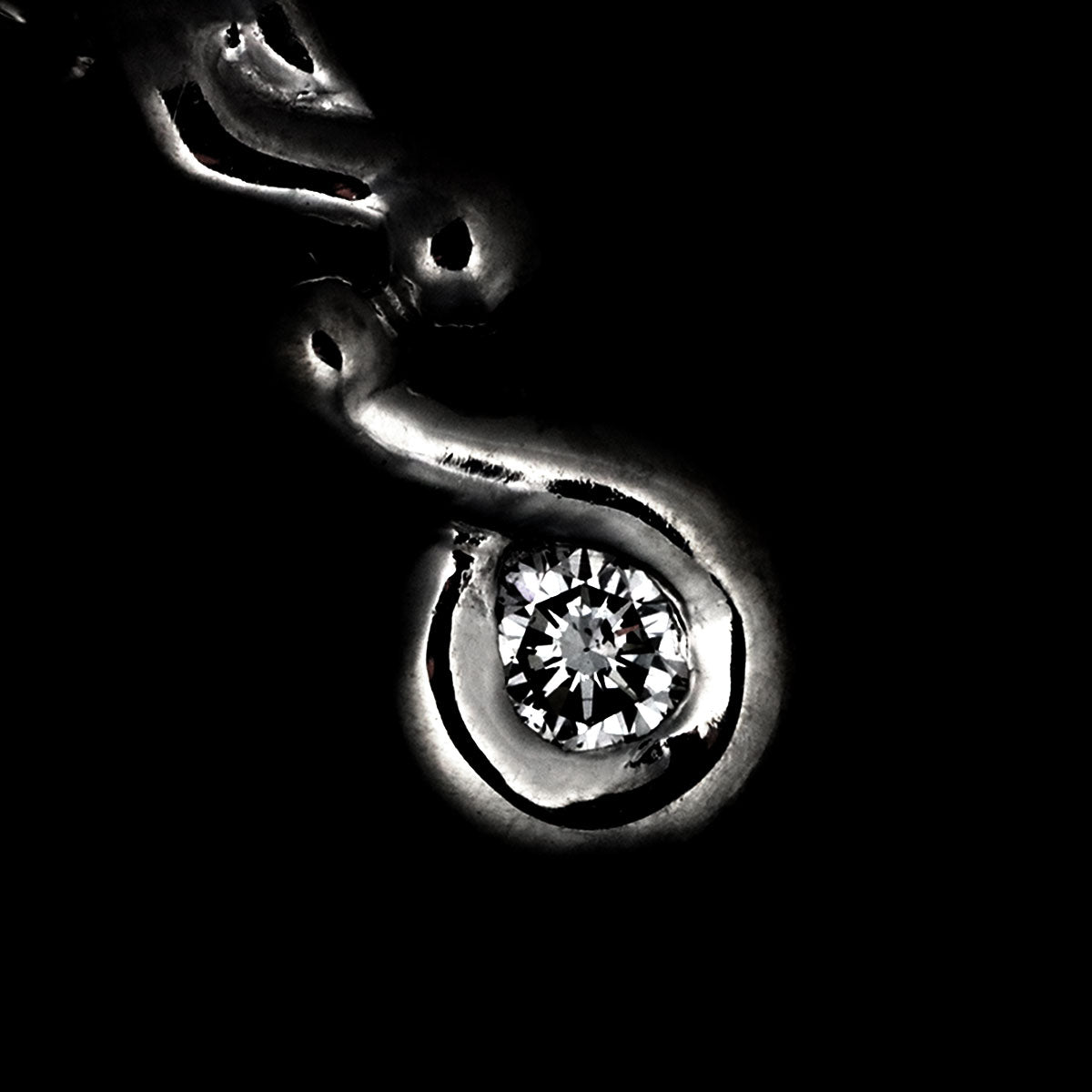 Diamond Necklace Platinum Pt