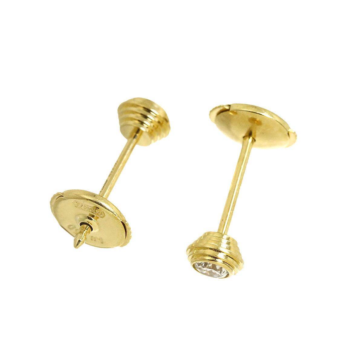 d Amour SM Diamond Earrings Pierced 18K YG 750