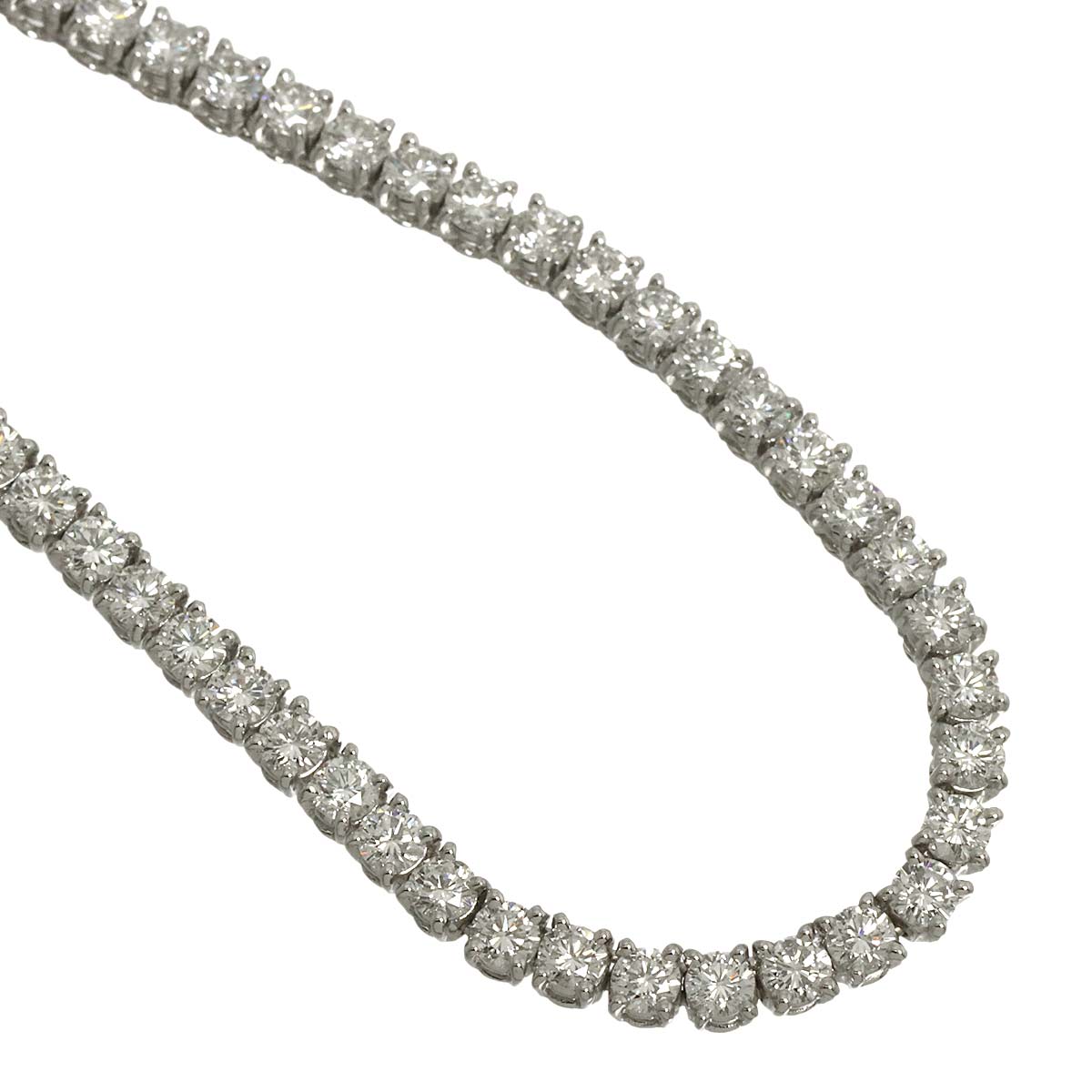 Diamond Necklace 18K WG 750