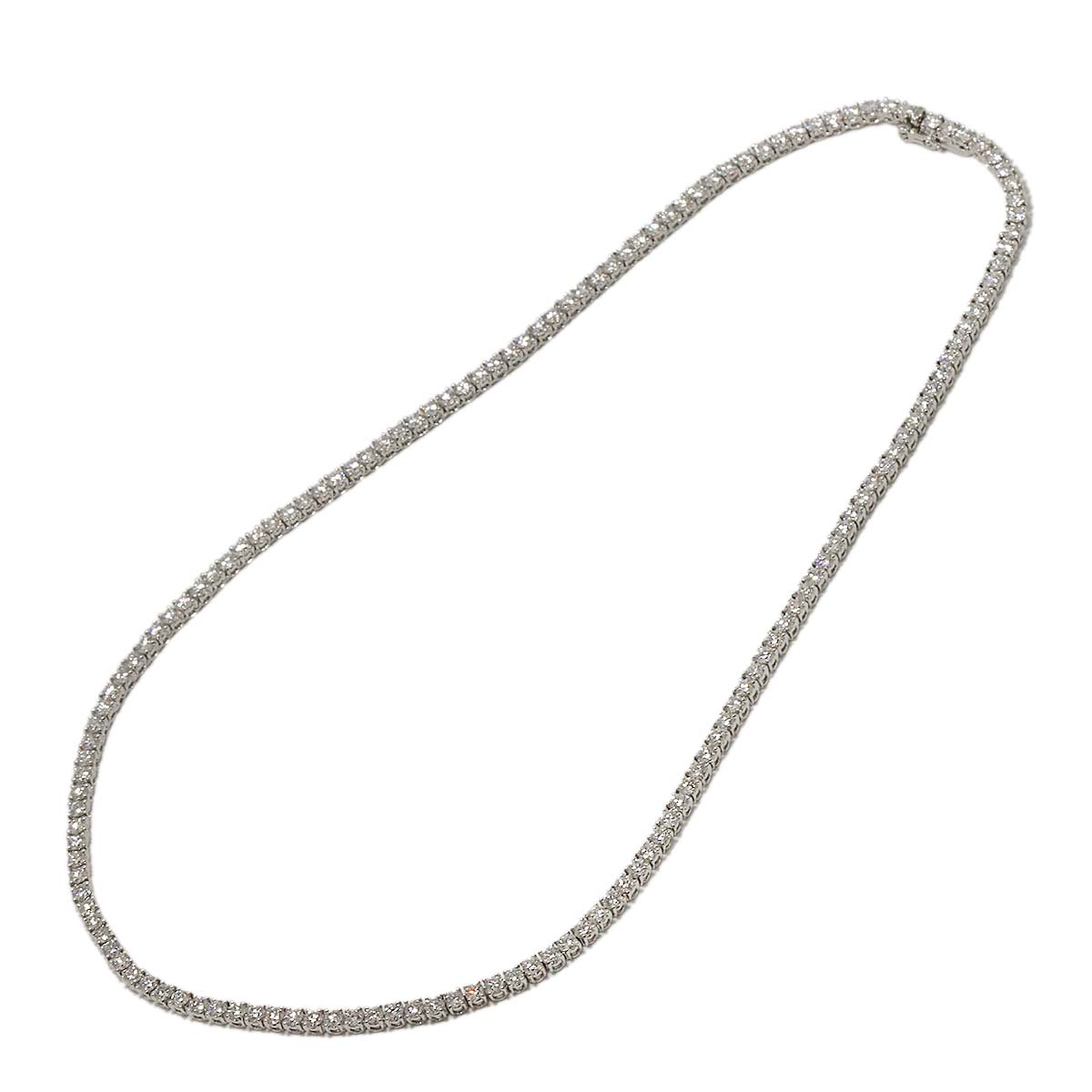 Diamond Necklace 18K WG 750