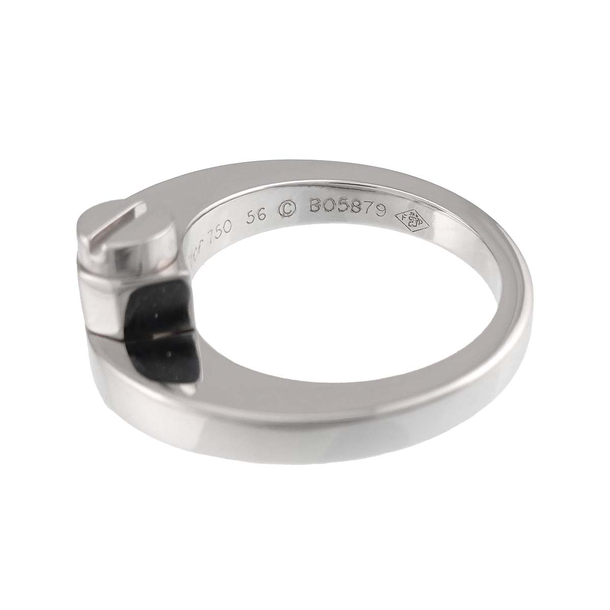 Menotte Ring 18K White Gold 750 size56 7.5(US)