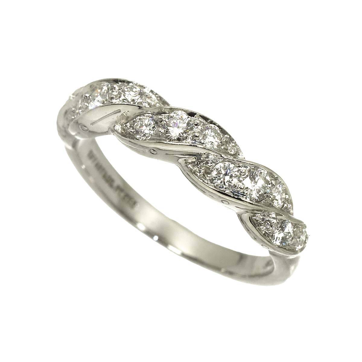 Diamond Ring Pt Platinum Size4.75-5(US)