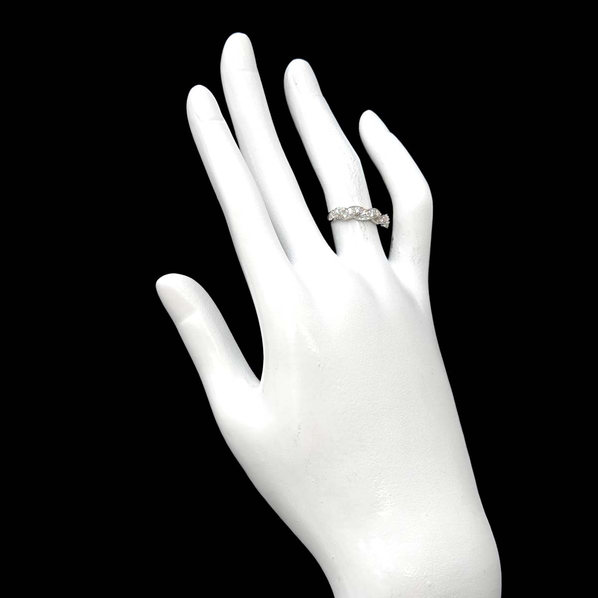 Diamond Ring Pt Platinum Size4.75-5(US)