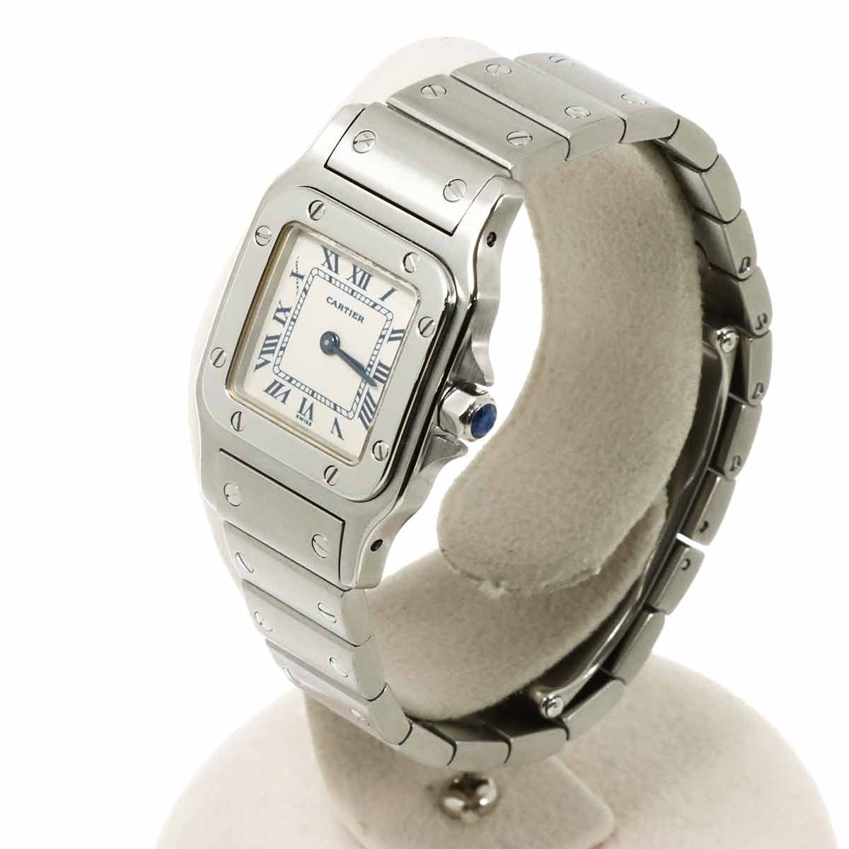 Santos Galbee SM W20017D6 Quartz Cream Dial Ladies Watch