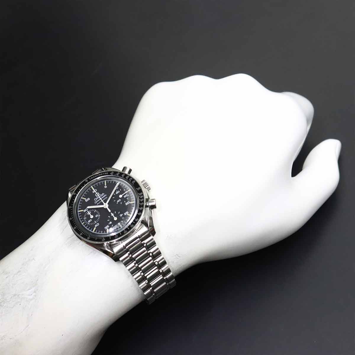 Speedmaster Chronograph 3510 50 Automatic Black Dial Mens Watch