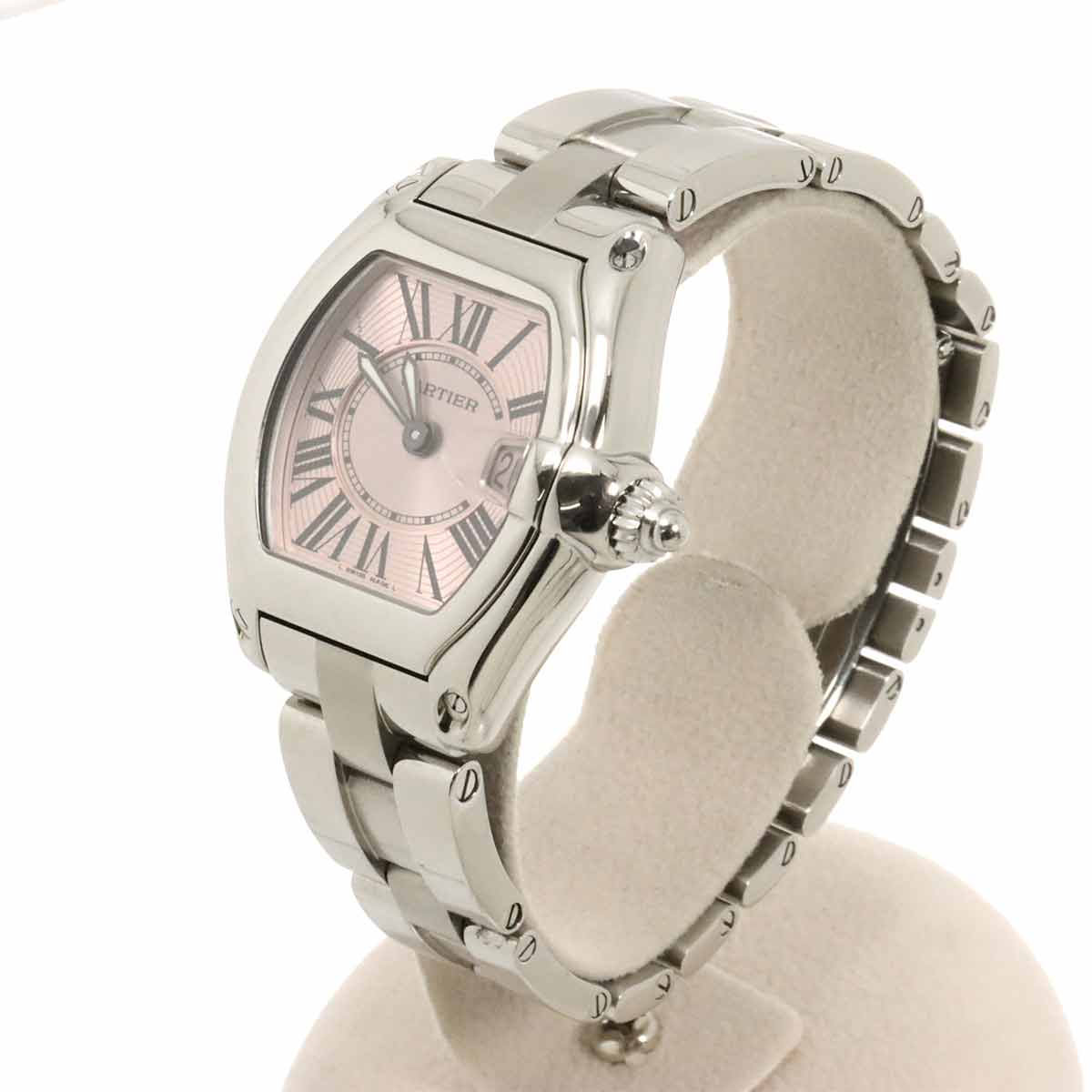 Roadster W62017V3 Date Quartz Pink Dial Ladies Watch