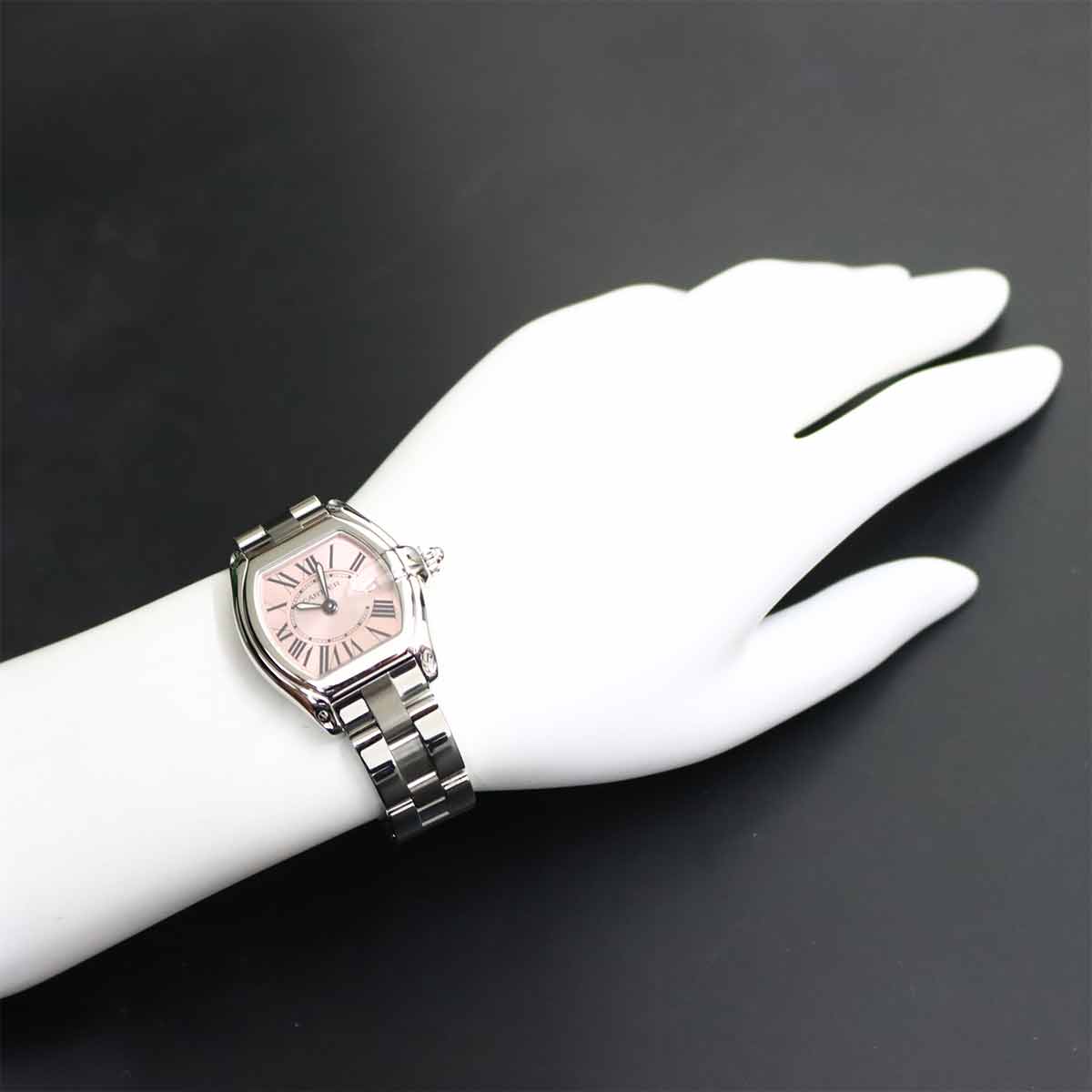 Roadster W62017V3 Date Quartz Pink Dial Ladies Watch