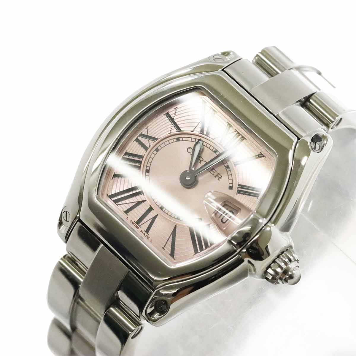 Roadster W62017V3 Date Quartz Pink Dial Ladies Watch