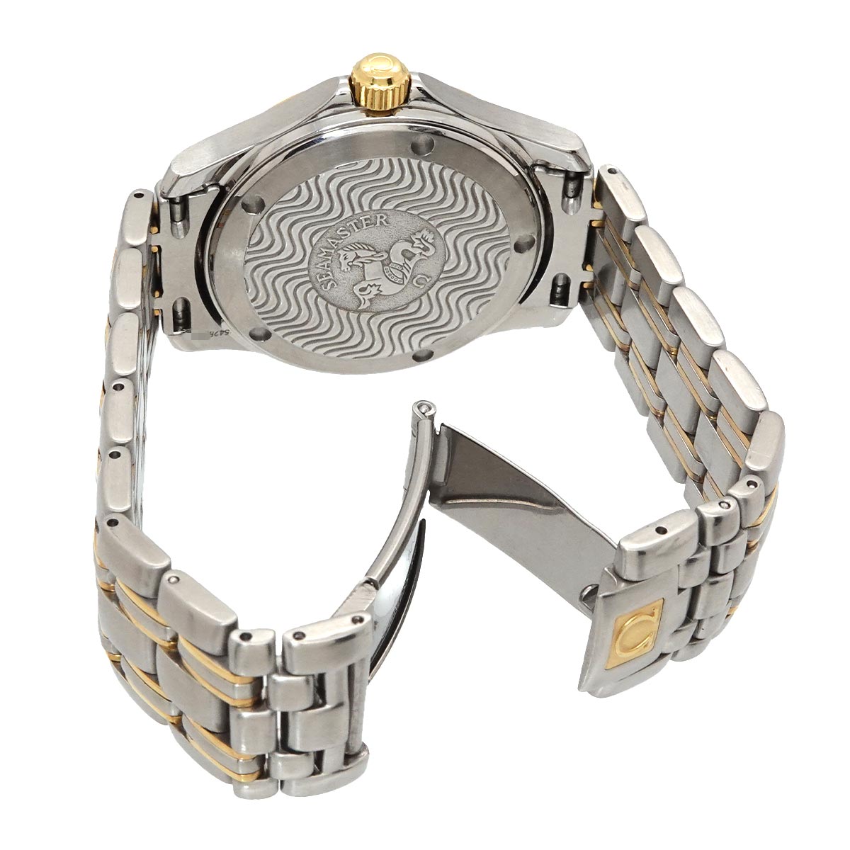 Seamaster 120 2311.10 Date YG Quartz Gold Dial Mens Watch