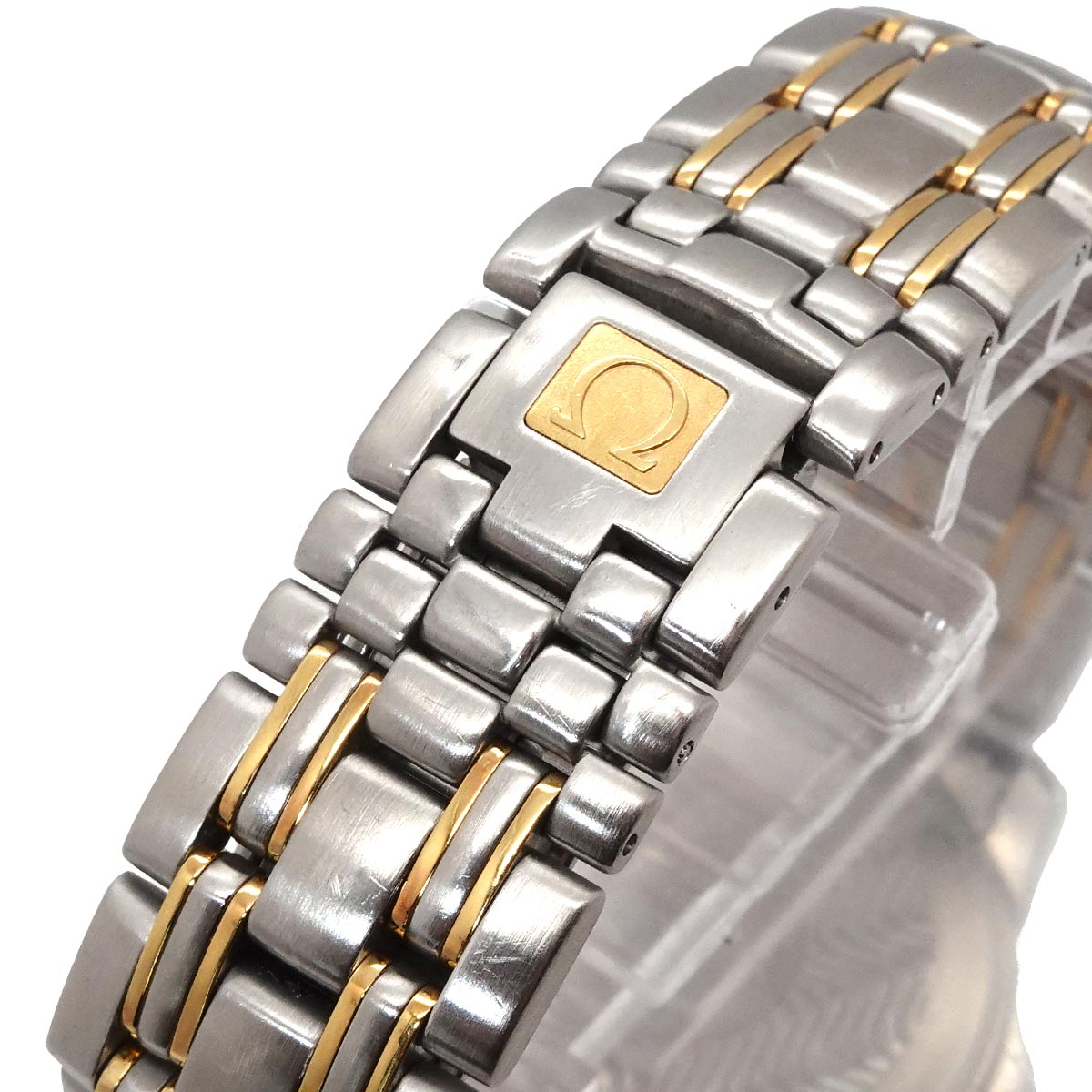 Seamaster 120 2311.10 Date YG Quartz Gold Dial Mens Watch