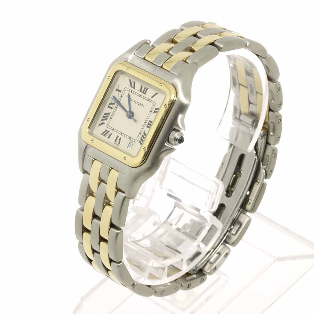 Panthere MM 2Row W25028B6 YG Quartz Date Cream Dial Boys Watch