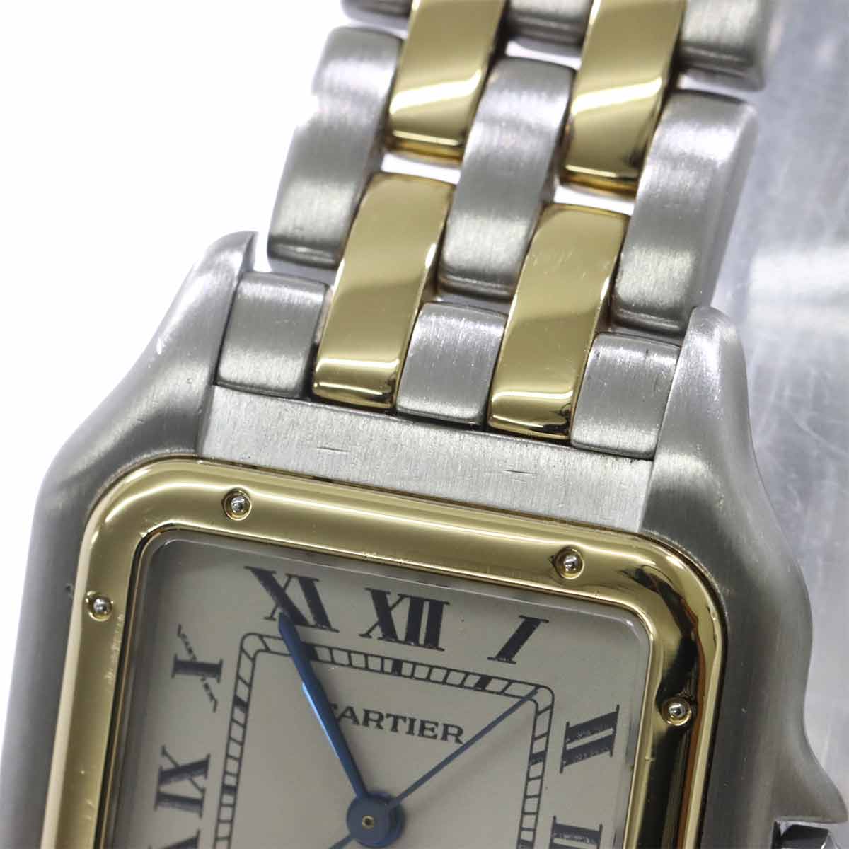 Panthere MM 2Row W25028B6 YG Quartz Date Cream Dial Boys Watch
