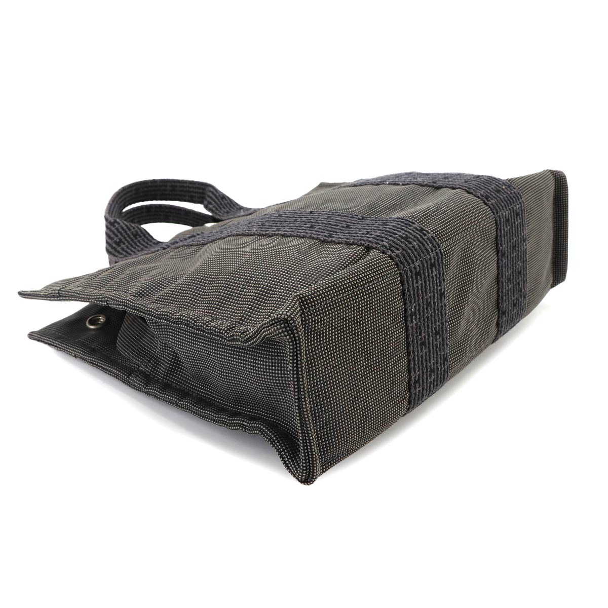Herline Tote PM Bag Canvas Gray Unisex Purse