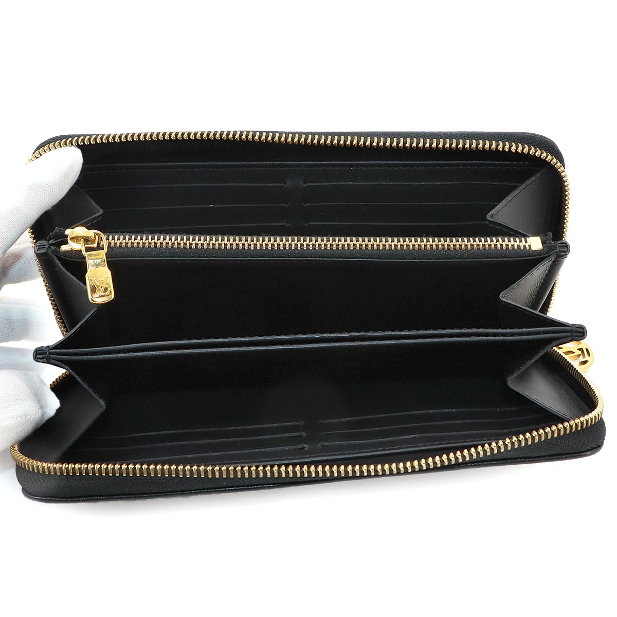 Monogram Coussin Zippy Wallet Leather Noir M81510 Purse