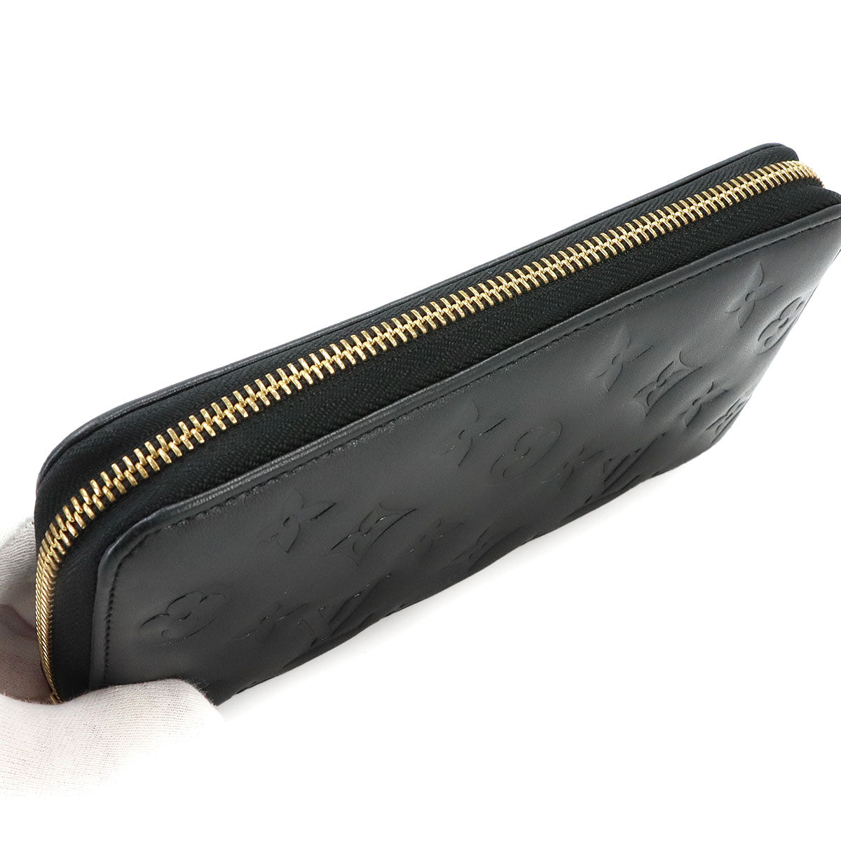 Monogram Coussin Zippy Wallet Leather Noir M81510 Purse