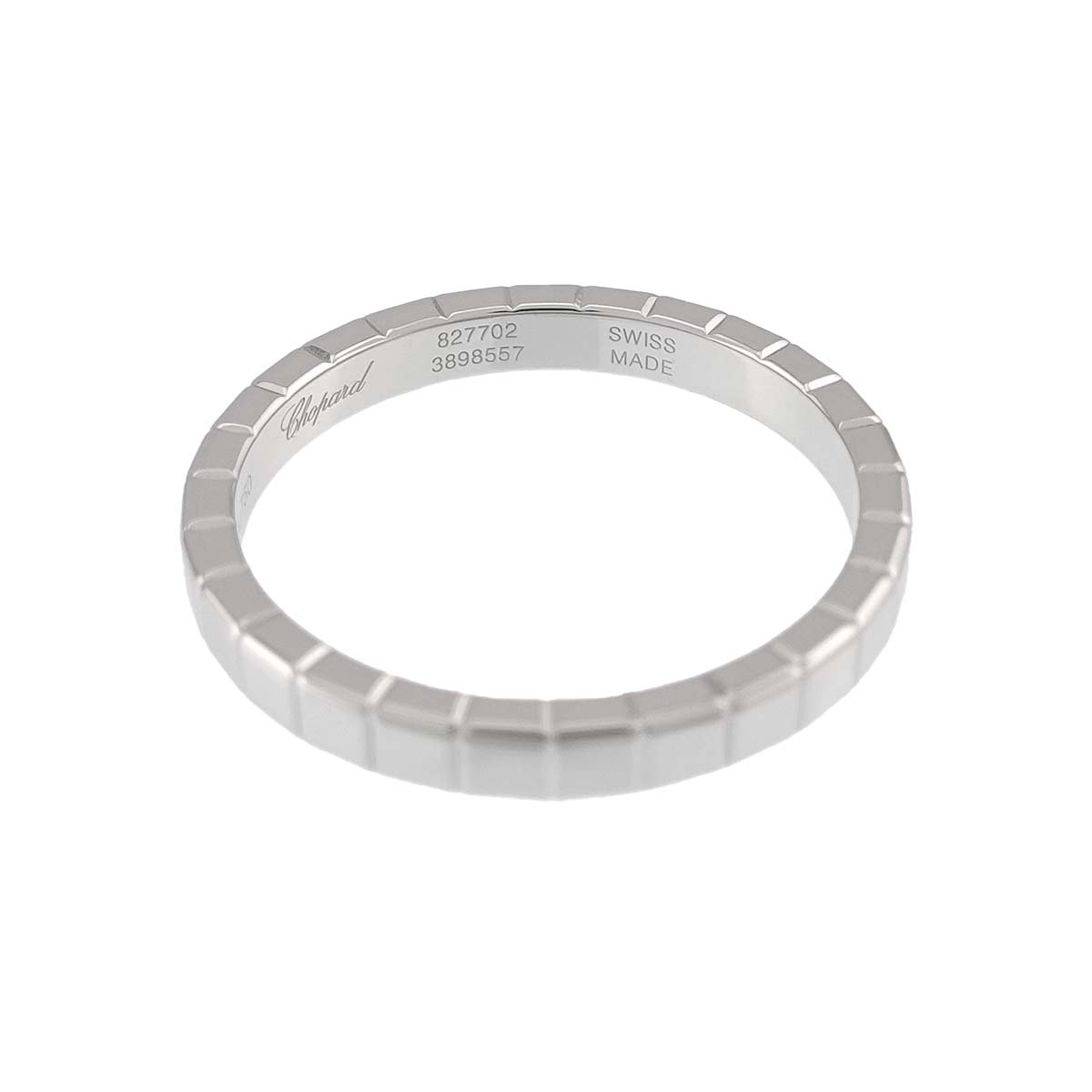 Ice Cube Ring 18K WG 750 Size6(US)