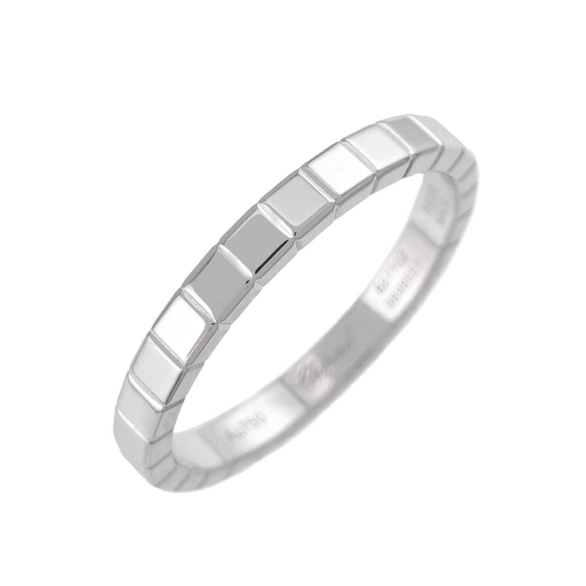 Ice Cube Ring 18K WG 750 Size6(US)