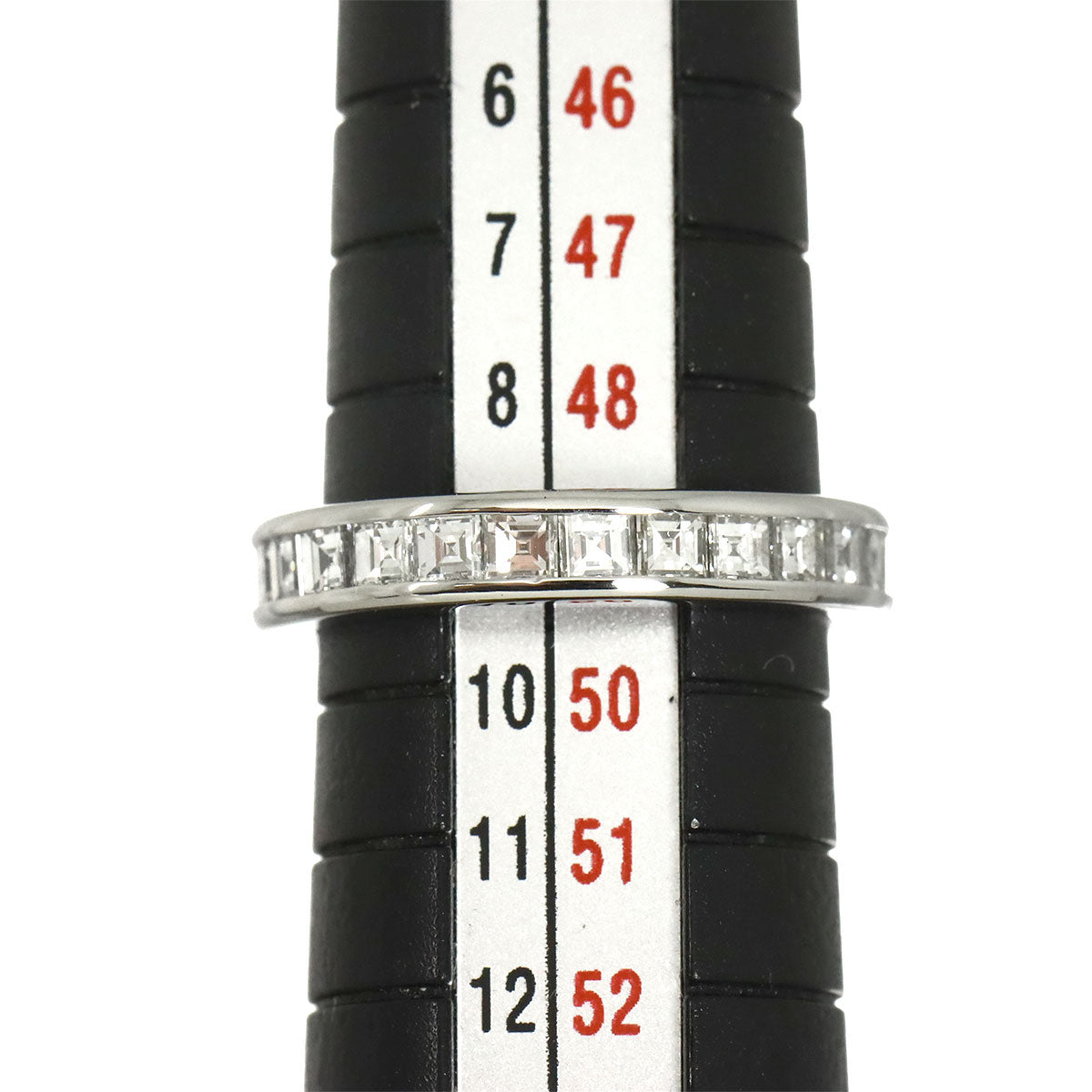 Full Diamond band Ring Platinum Size4.75-5(US)