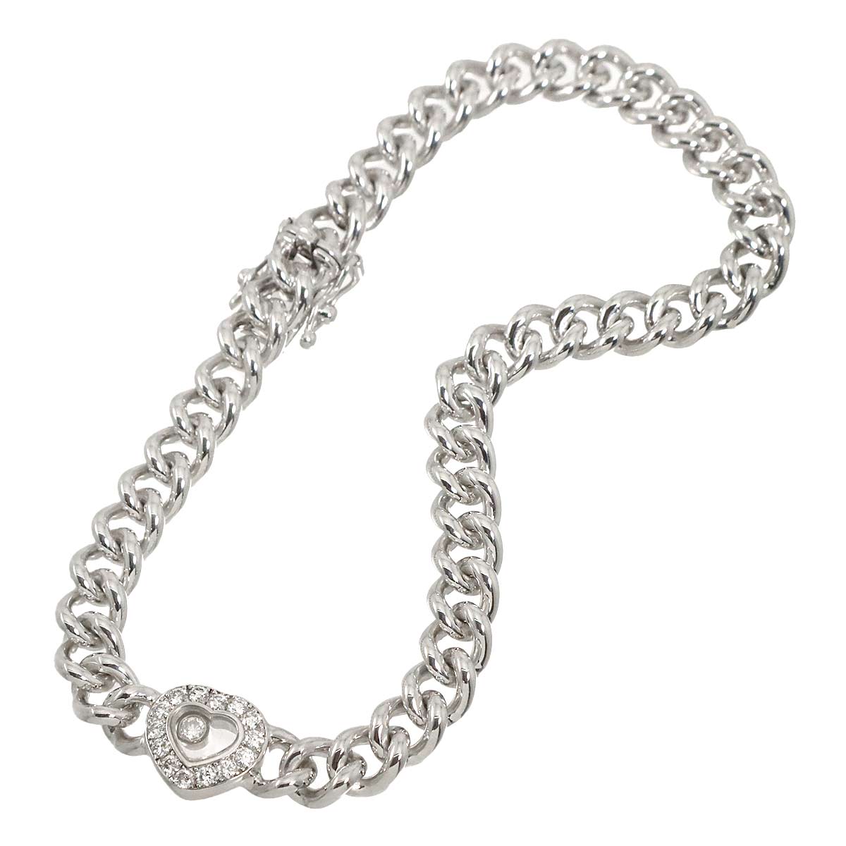 Happy Heart Diamond Bracelet 18K WG 750