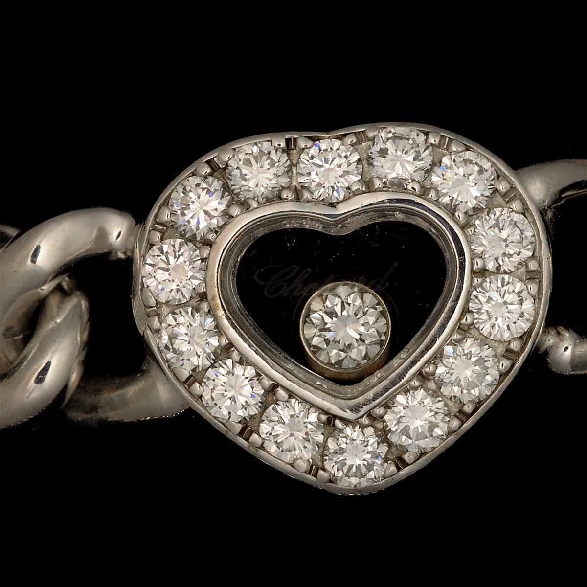 Happy Heart Diamond Bracelet 18K WG 750