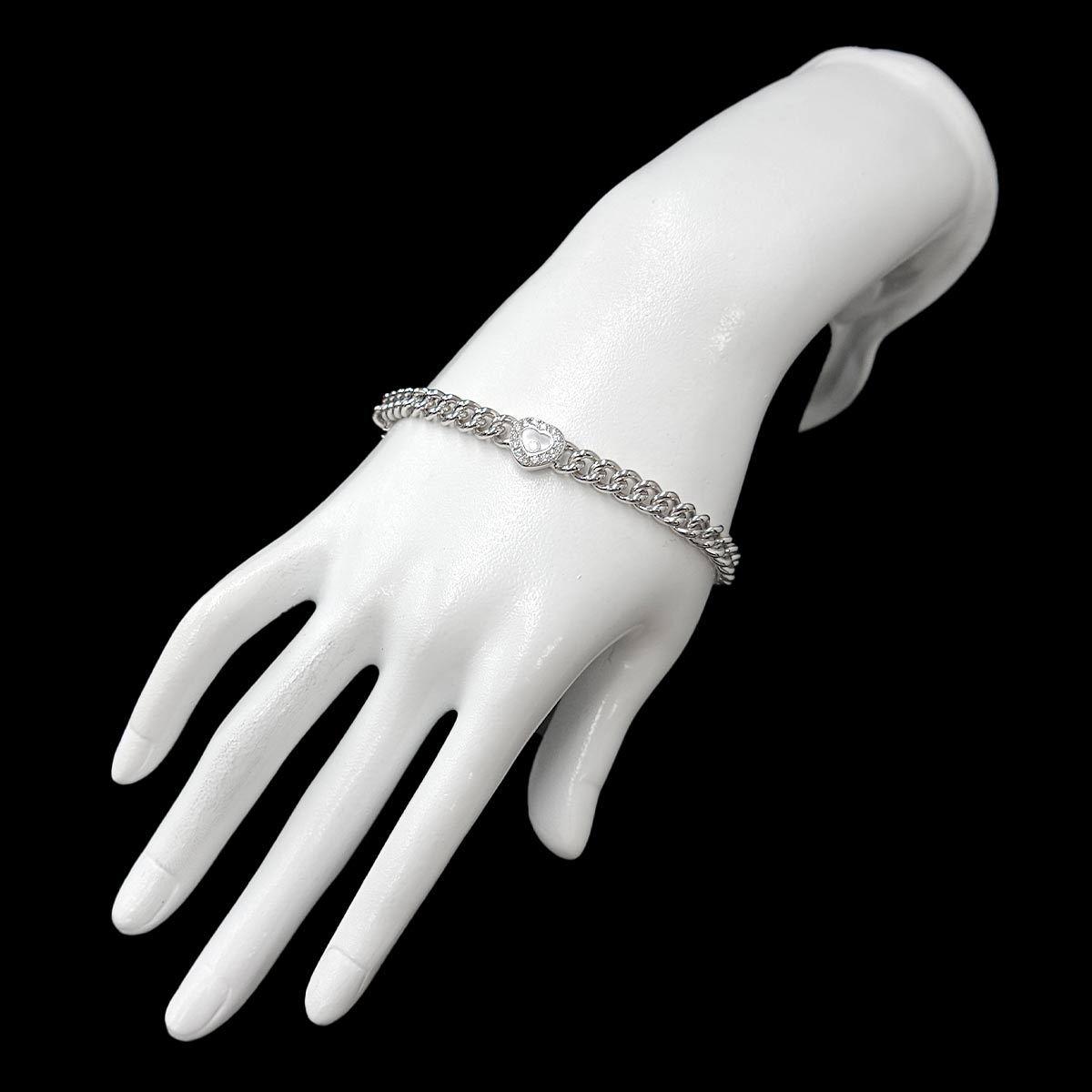 Happy Heart Diamond Bracelet 18K WG 750