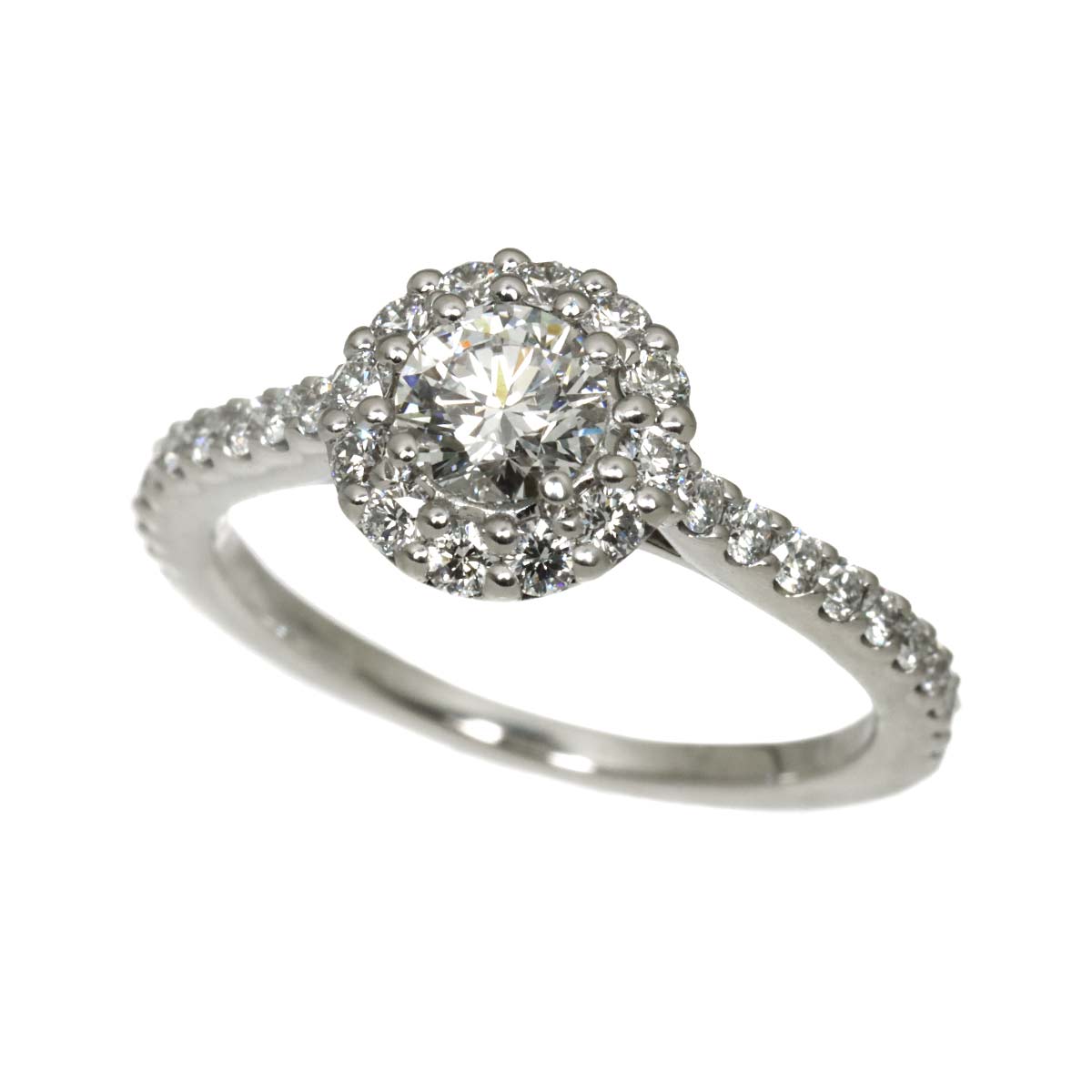 Icon Diamond 0.40ct D/VS1/3EX Ring 18K WG 750 4.75-5(US)