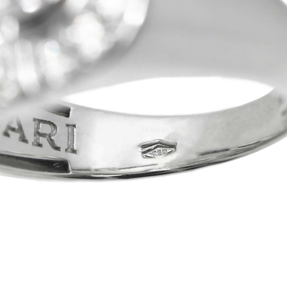 Parentesi Diamond Ring 18K White Gold 750 5.5-5.75(US)