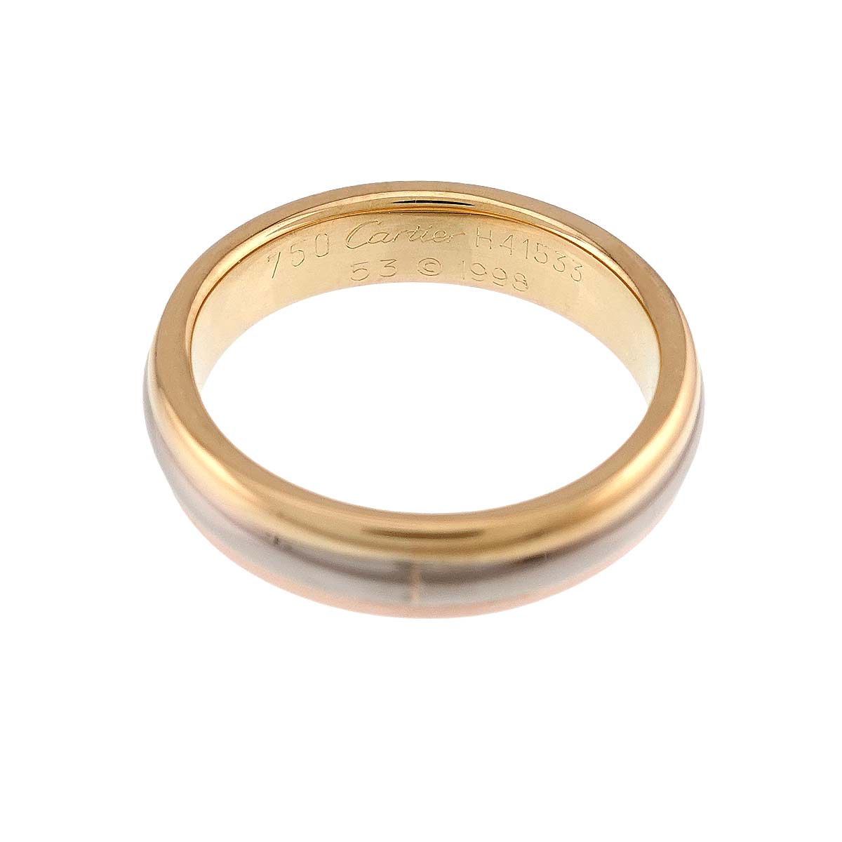 VENDOME Ring 18K YG WG PG 750 Size53 6-6.25(US)
