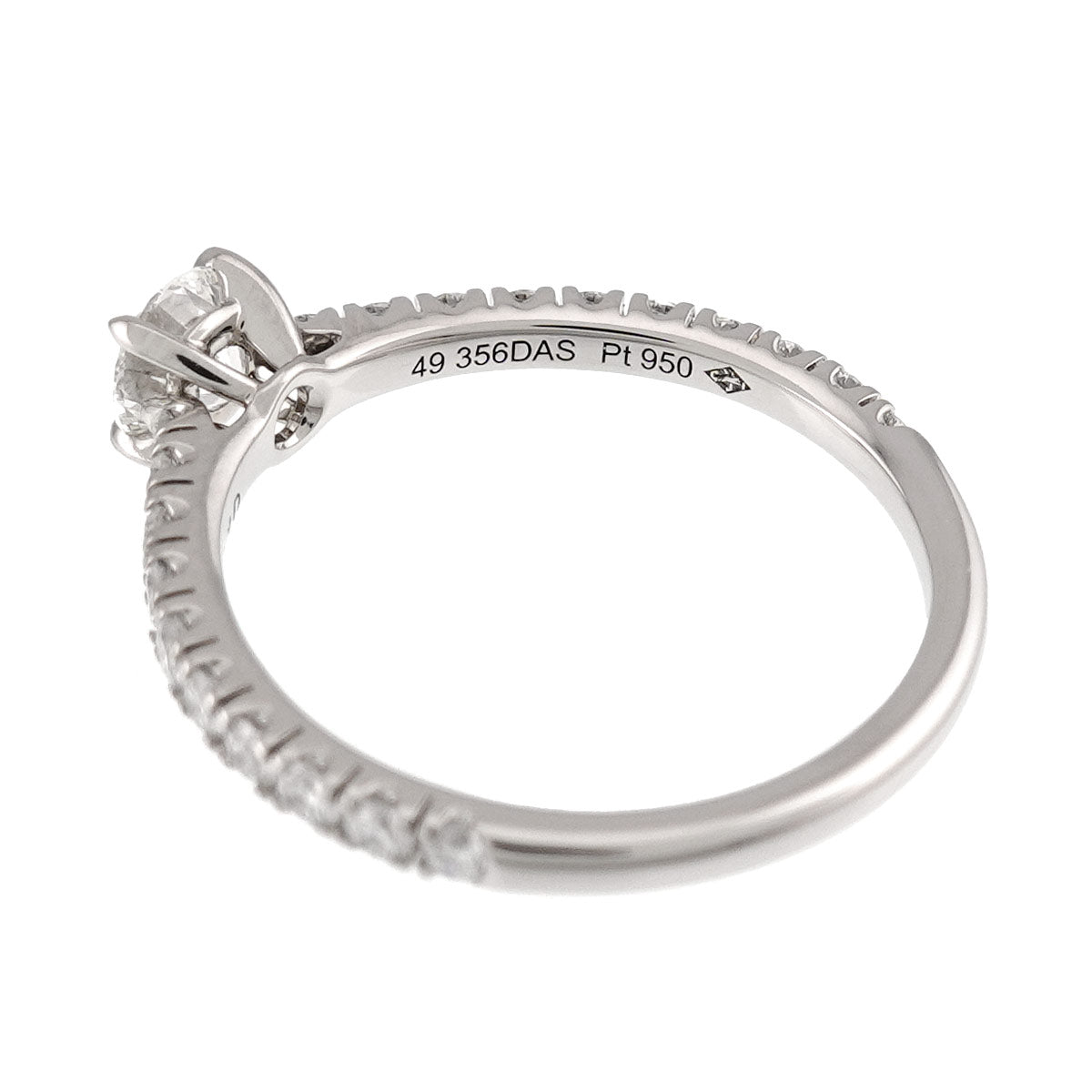Diamond 0.33ct Ring Platinum size49 4.75-5(US)