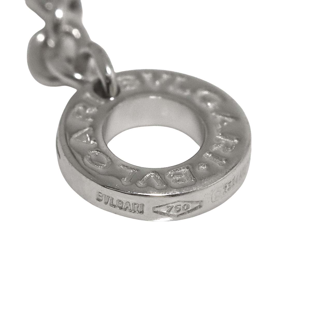 Astrale Cerchi Ceramic Necklace 18K White Gold 750