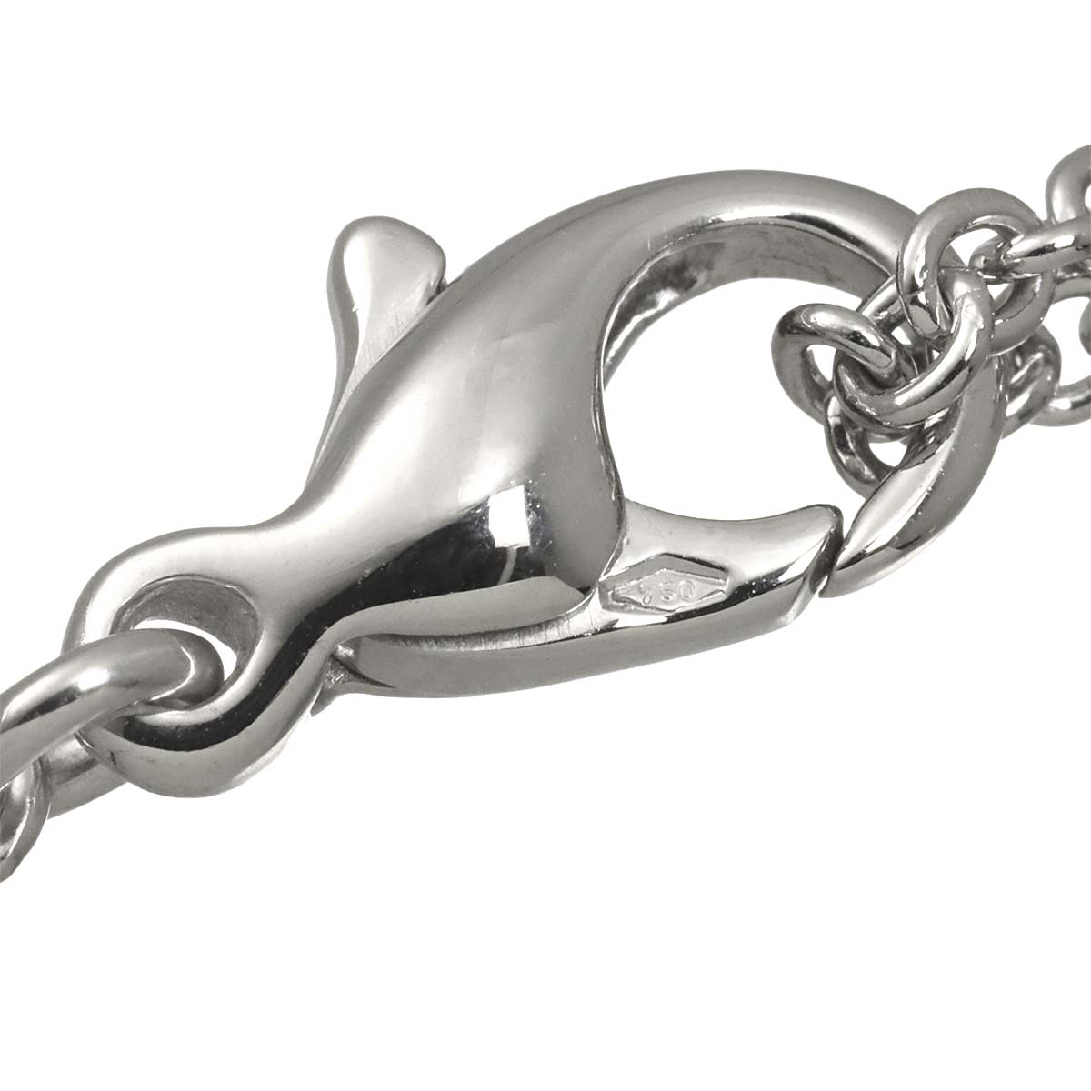 Astrale Cerchi Ceramic Necklace 18K White Gold 750