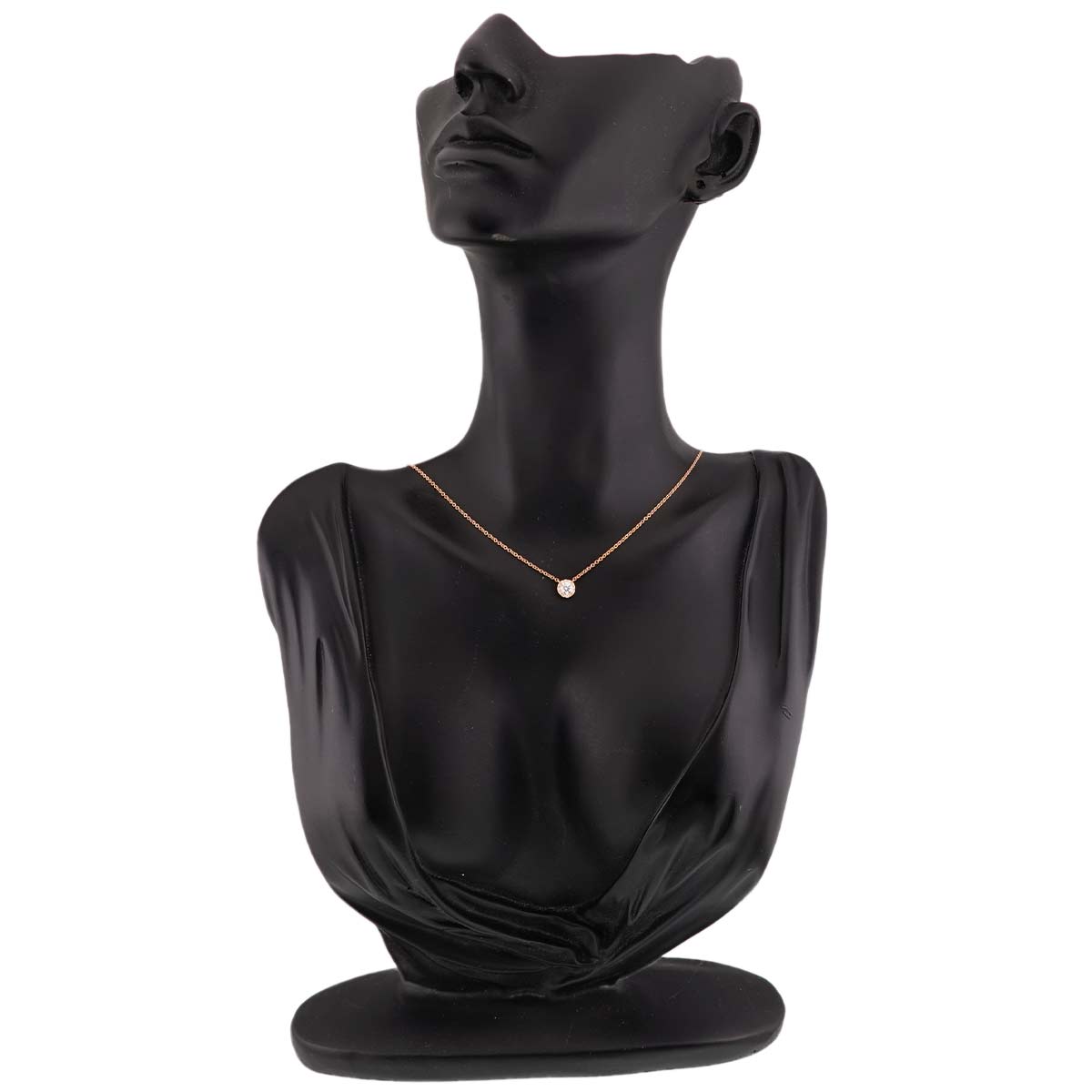 Soleste Diamond 0.19ct H/VVS1/3EX Necklace 18K PG 750