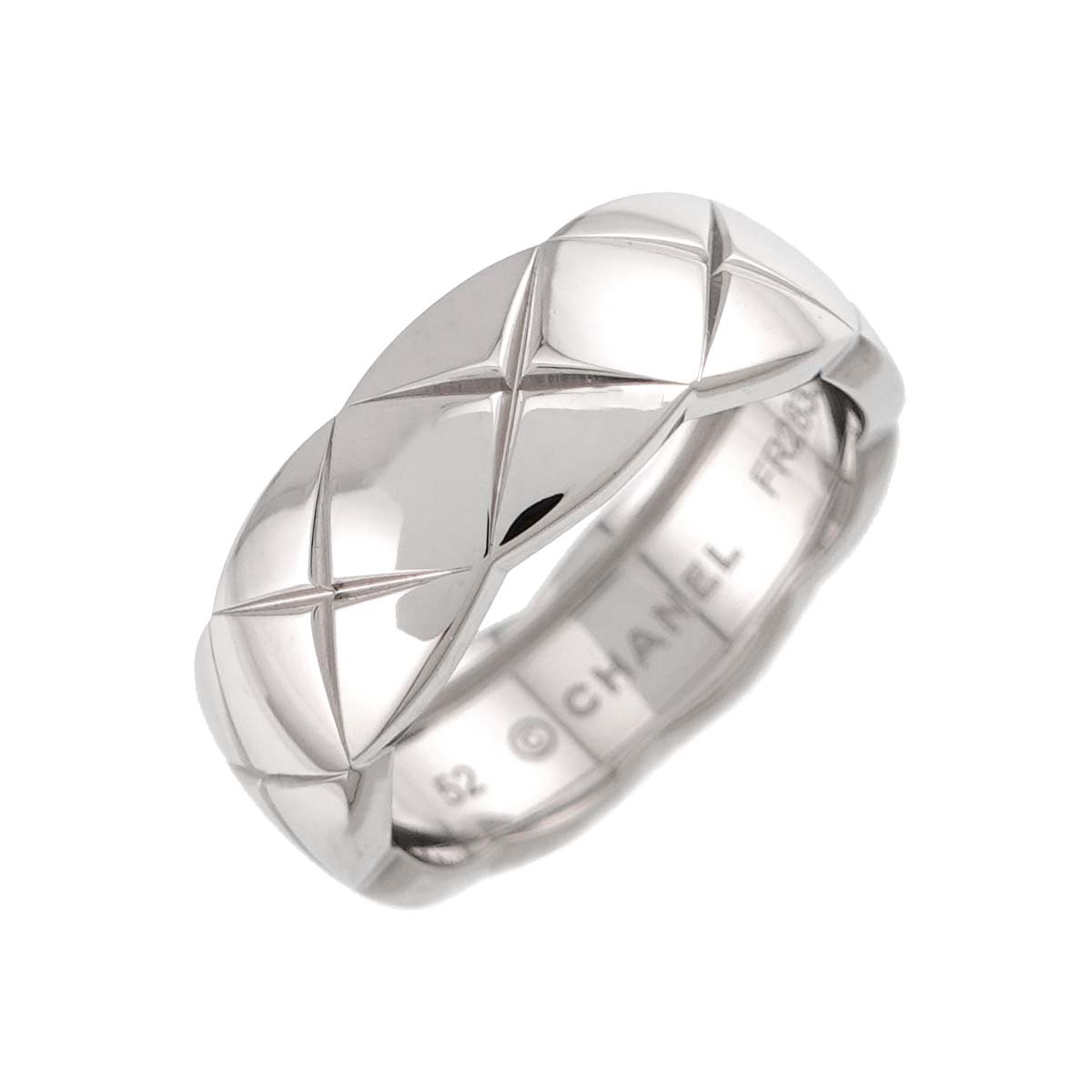 Coco Crush MM Ring 18K WG 750 size52 6(US)
