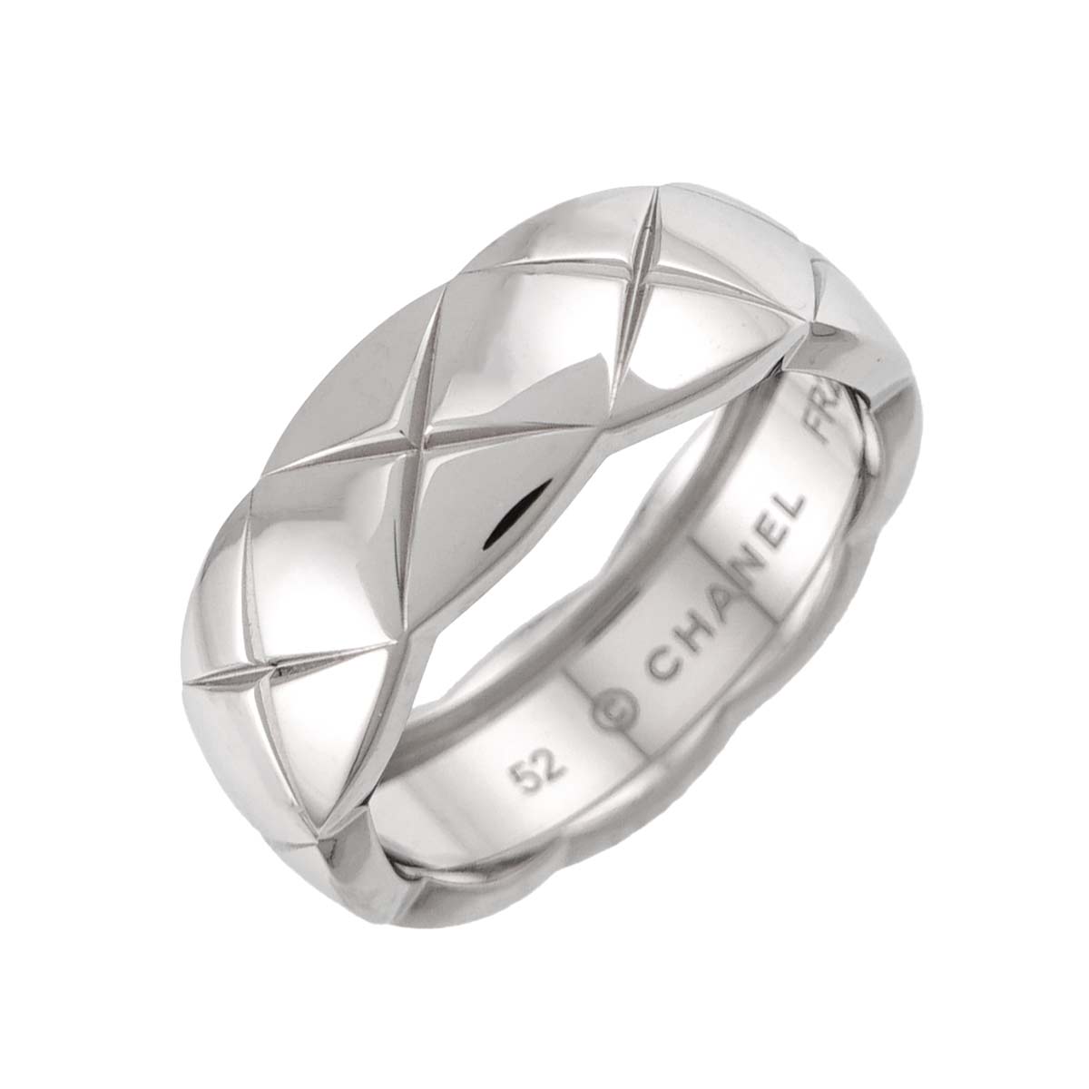 Coco Crush MM Ring 18K WG 750 size52 6(US)