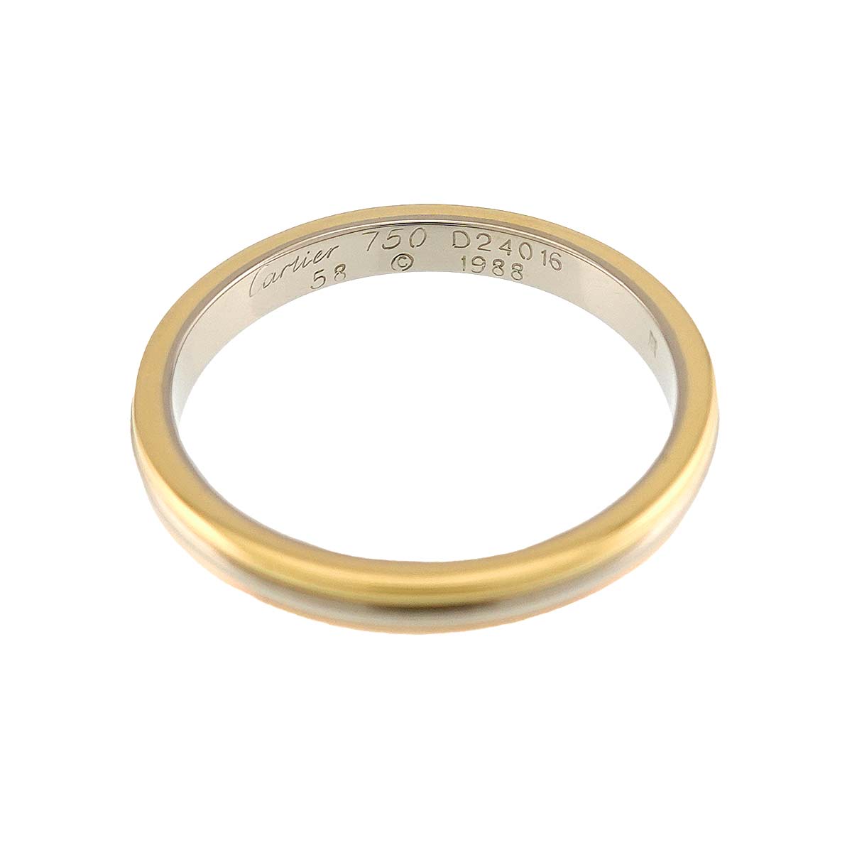 VENDOME Ring 18K YG WG PG 750 Size58 8-8.25(US)