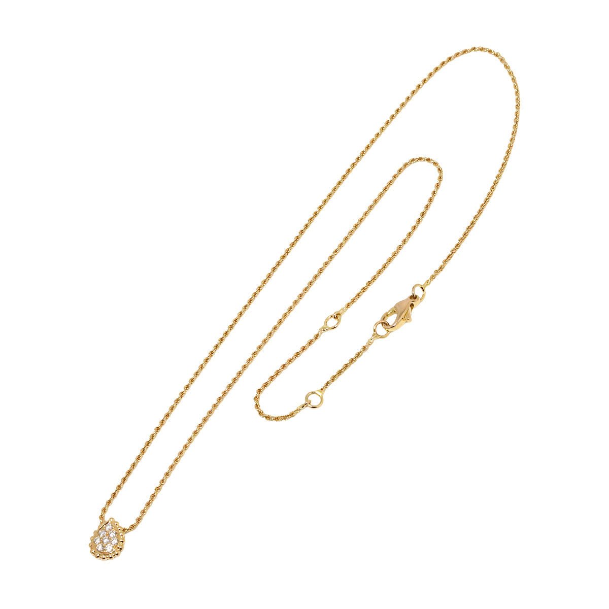 Serpent boheme Diamond Necklace 18K PG 750