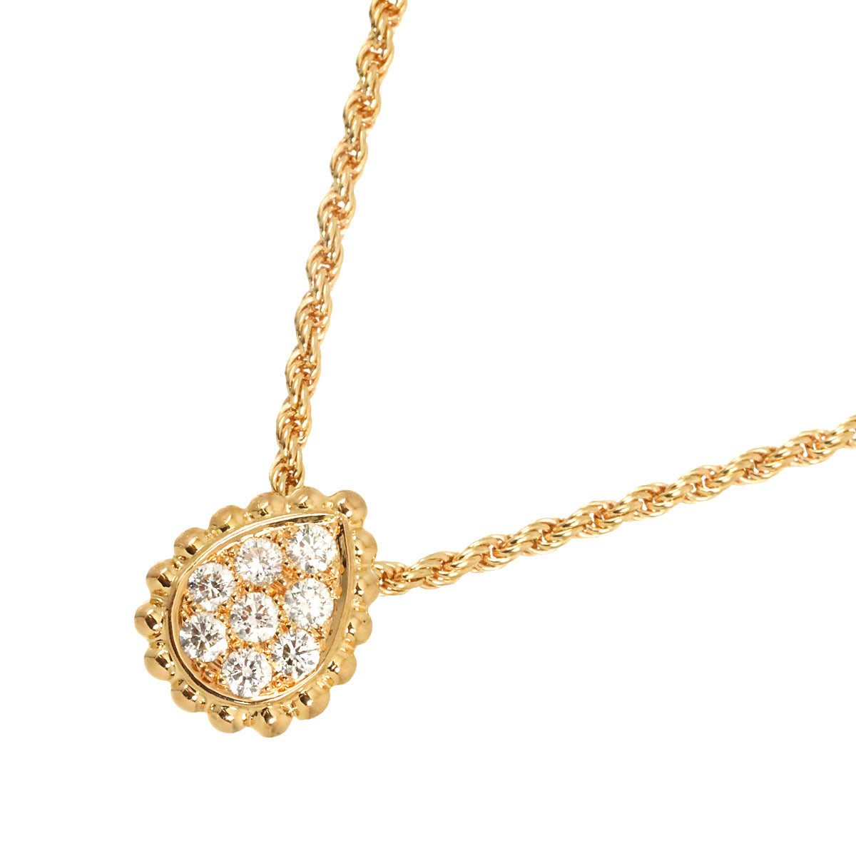 Serpent boheme Diamond Necklace 18K PG 750