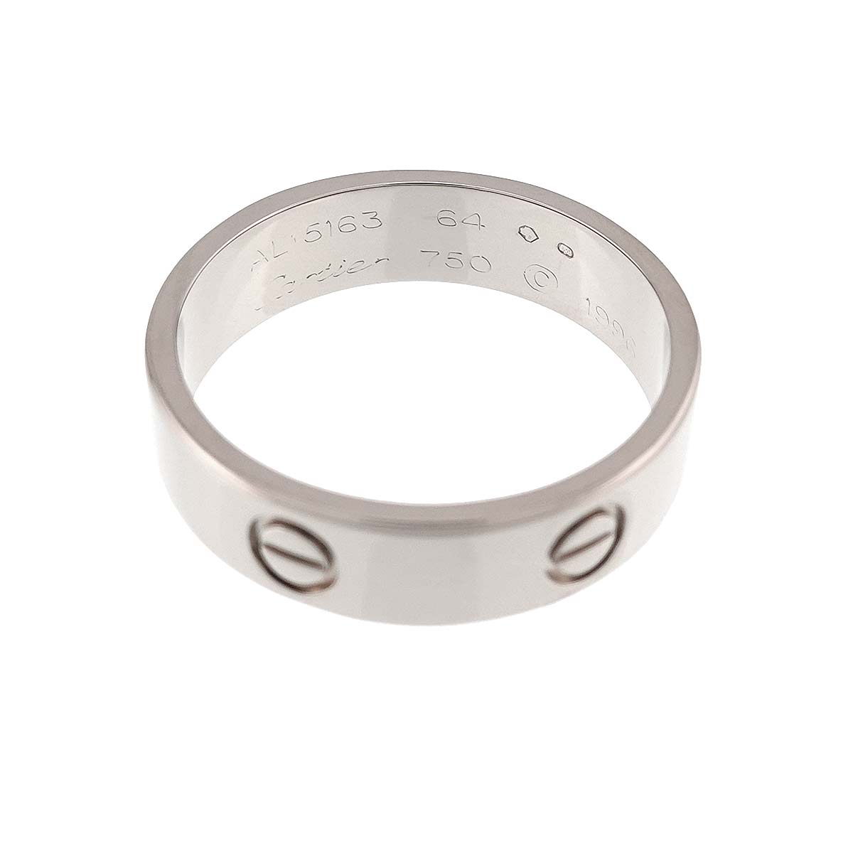 Love Ring 18K White Gold 750 size64 10.25(US)
