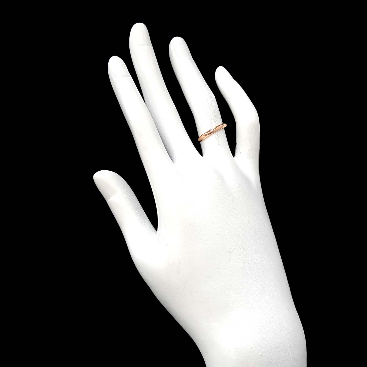 Classic Ring 18K Pink Gold 750 Size48 4.5(US)