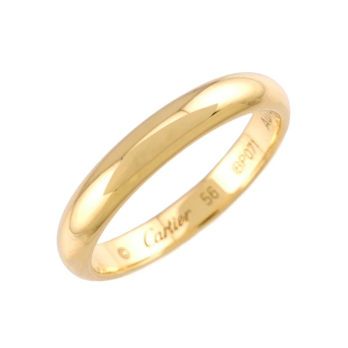 Classic Ring 18K Yellow Gold 750 size56 7.5(US)